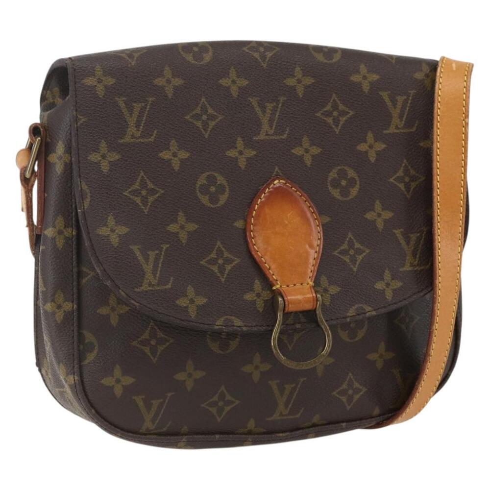 LOUIS VUITTON Monogram Saint Cloud GM Shoulder Bag M51242 LV Auth 160638
